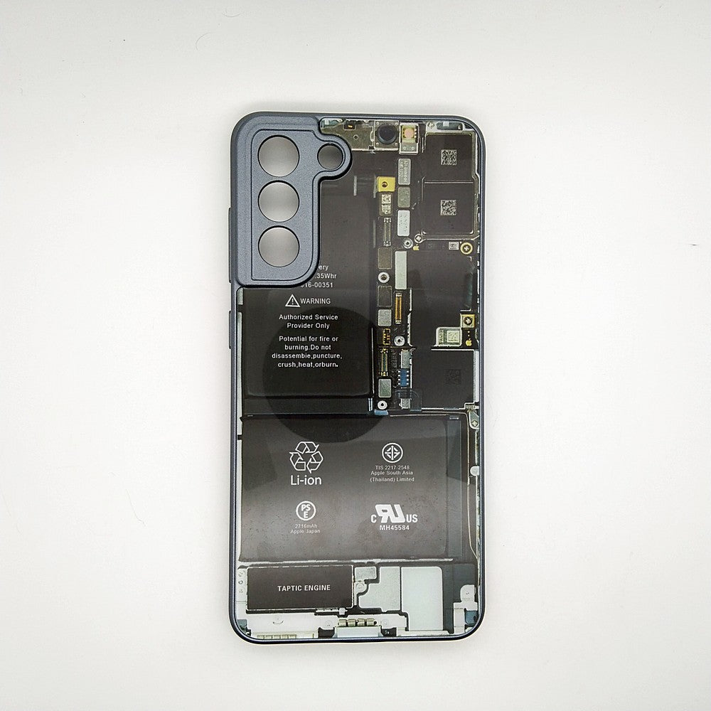 Circuit Board High Quality Hard Cover Full Camera Lens Protective Case for Samsung S21 FE