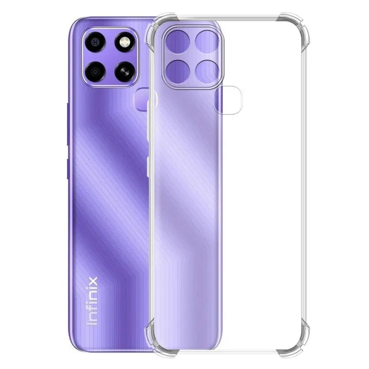 AntiShock Clear Back Cover Soft Silicone TPU Bumper case for Infinix infinix Smart 6