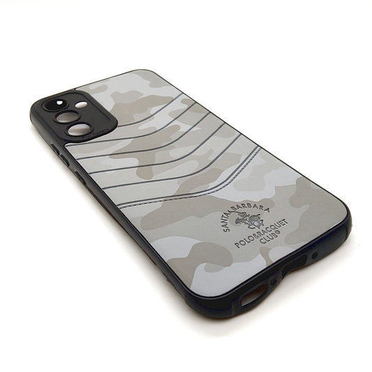 Samsung A34 5G POLO clothe texture case velvet Back Cover Grey