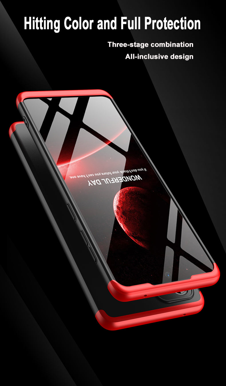 LEEKA Samsung A33 5G Full 3in1 Cover 360º Shockproof Armour Hard Matte PC Case