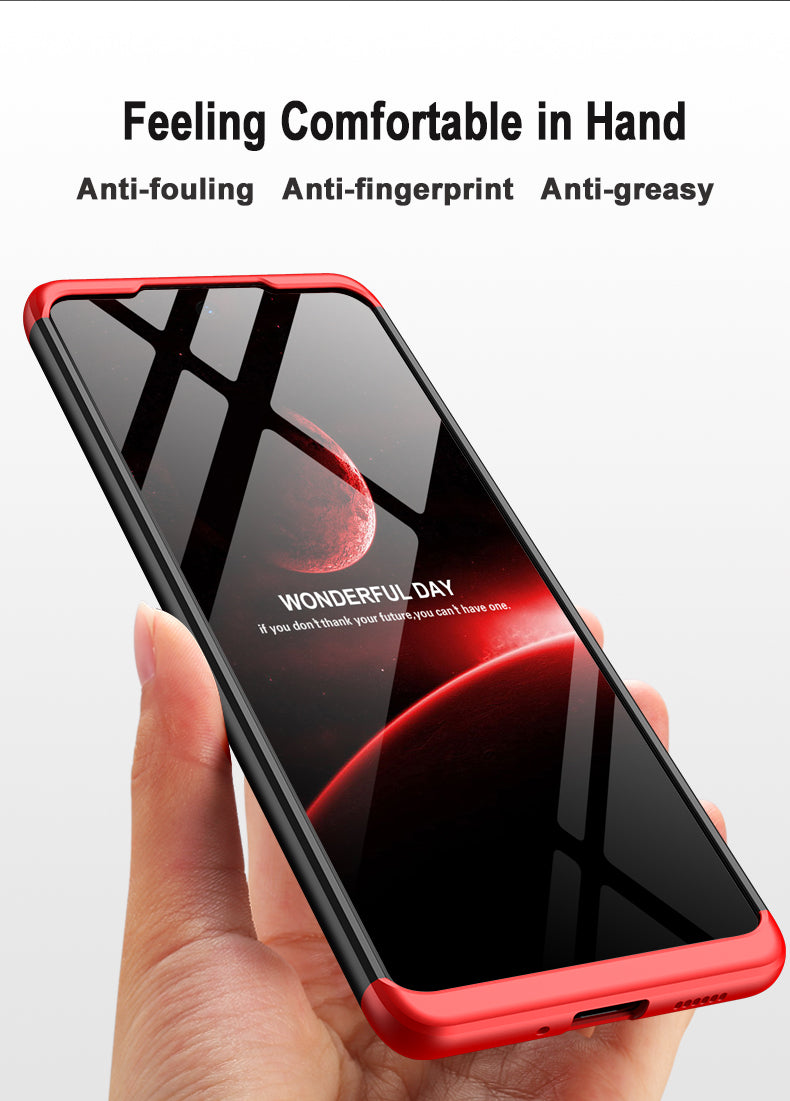 LEEKA Samsung A33 5G Full 3in1 Cover 360º Shockproof Armour Hard Matte PC Case