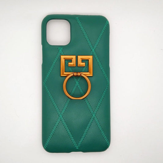 Luxury shock proof Ring Holder Back cover Case for iPhone 11 Pro Max Green