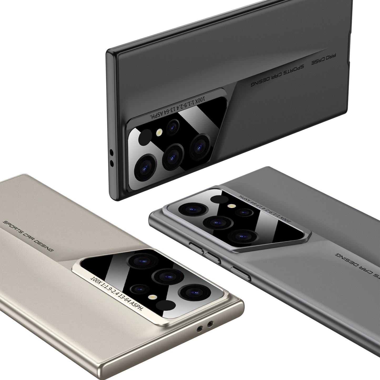 LEEKA Samsung S24 Ultra case with Super Luxury Sport car fiber Pro case design