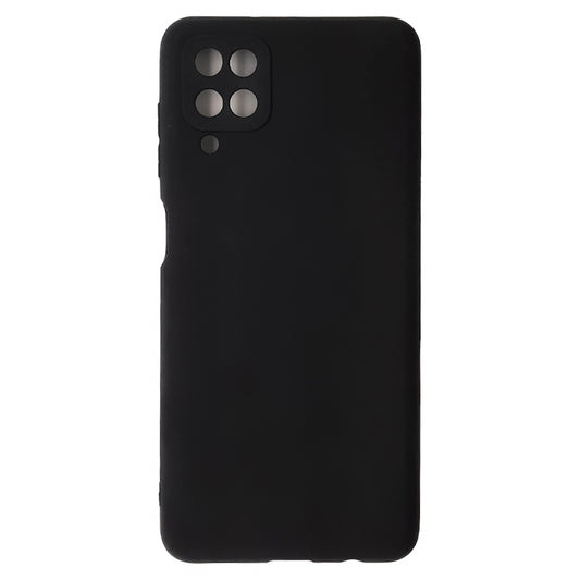 Samsung A12 Silicone back Cover Slim Magic TPU Case Black