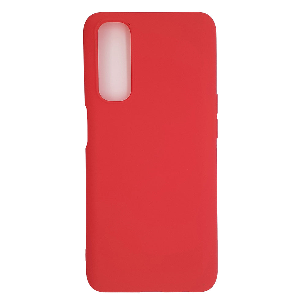 Realme 7 Silicone back Cover Slim Magic TPU Case Red