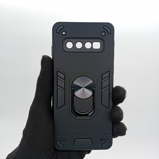 Samsung S10 Hard PC Case with ring holder Shockproof Slim back Cover