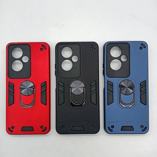 OPPO A79 Hard PC Case with ring holder Shockproof Slim back Cover