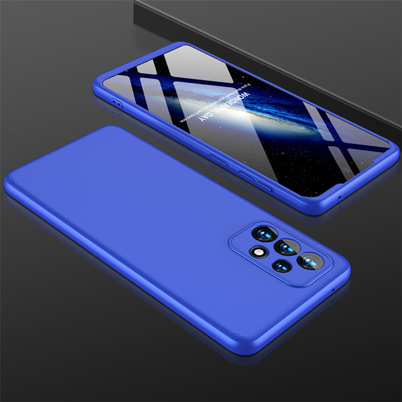 LEEKA Samsung A33 5G Full 3in1 Cover 360º Shockproof Armour Hard Matte PC Case