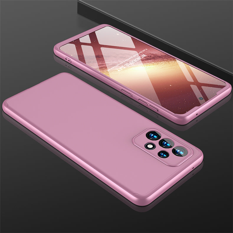LEEKA Samsung A33 5G Full 3in1 Cover 360º Shockproof Armour Hard Matte PC Case