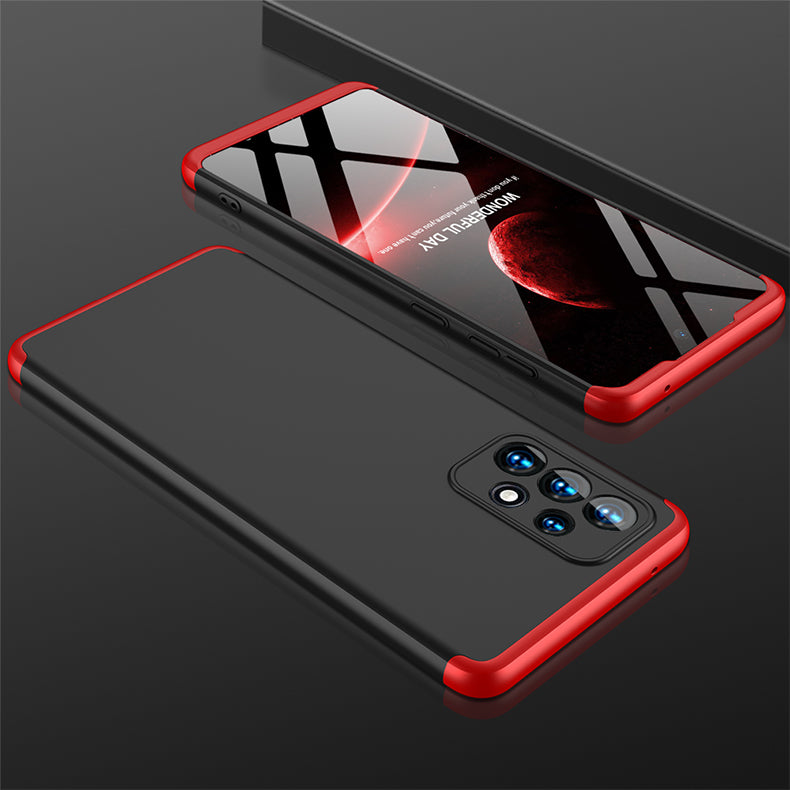 LEEKA Samsung A33 5G Full 3in1 Cover 360º Shockproof Armour Hard Matte PC Case