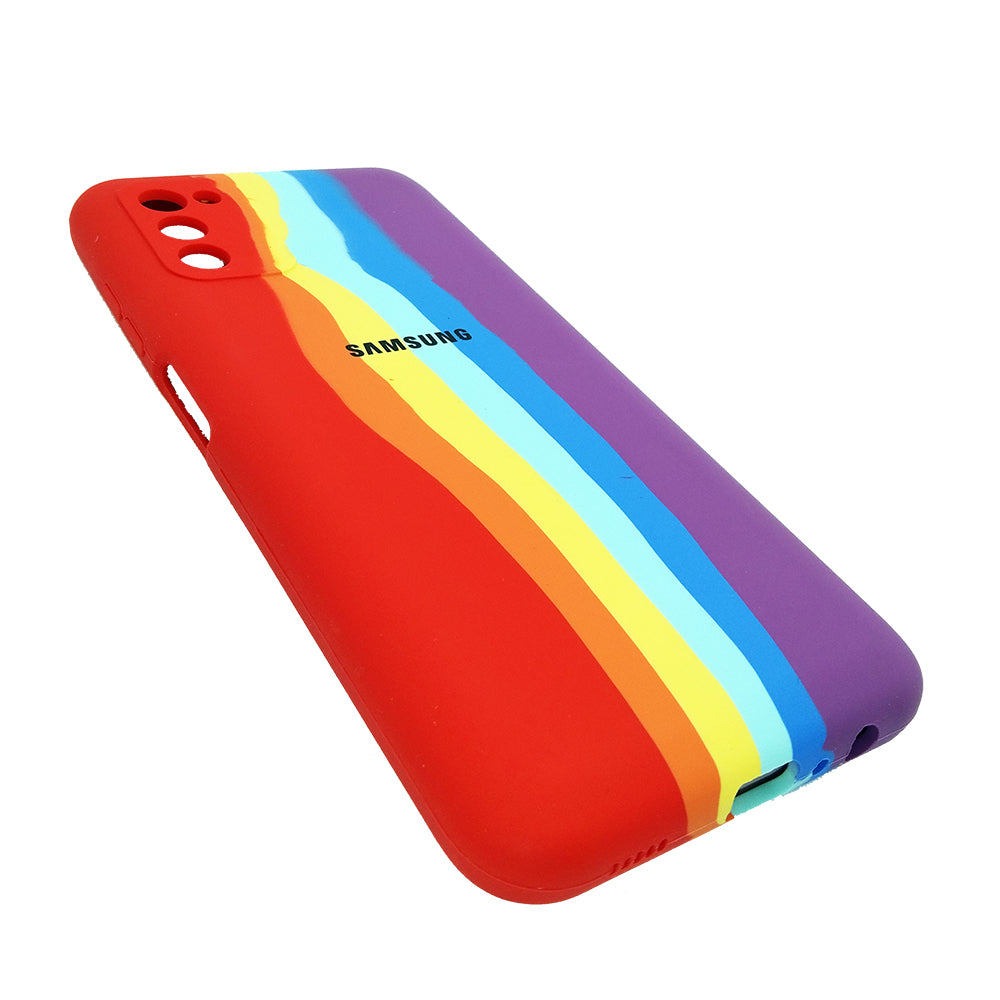 Latest Rainbow Silicone case for Samsung A03s