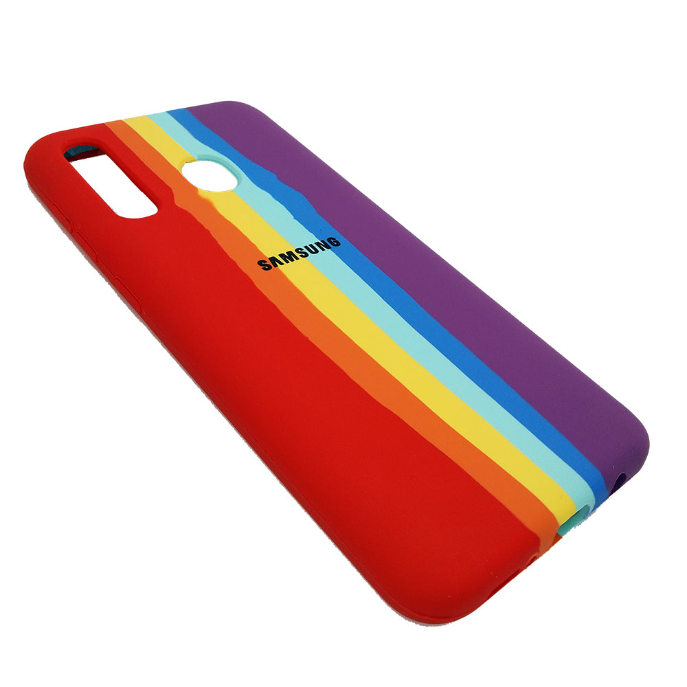 Latest Rainbow Silicone case for Samsung A20/A30