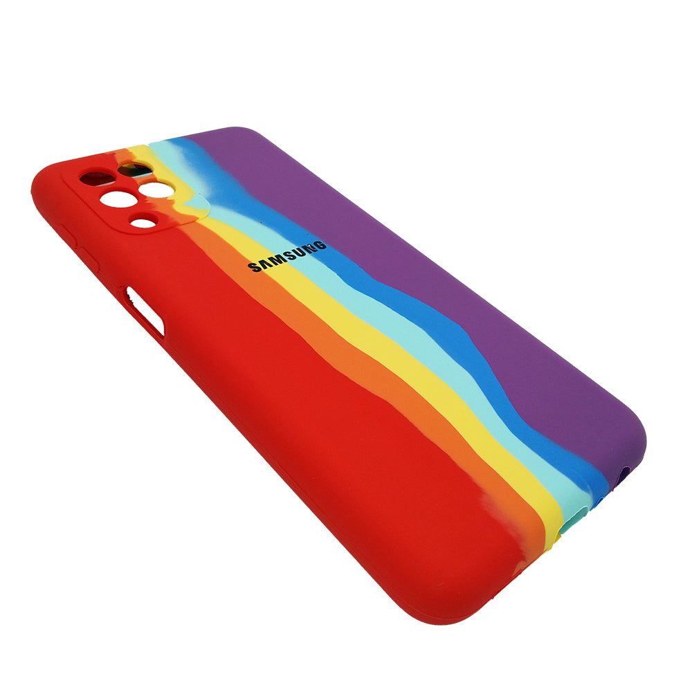Latest Rainbow Silicone case for Samsung A22 4G