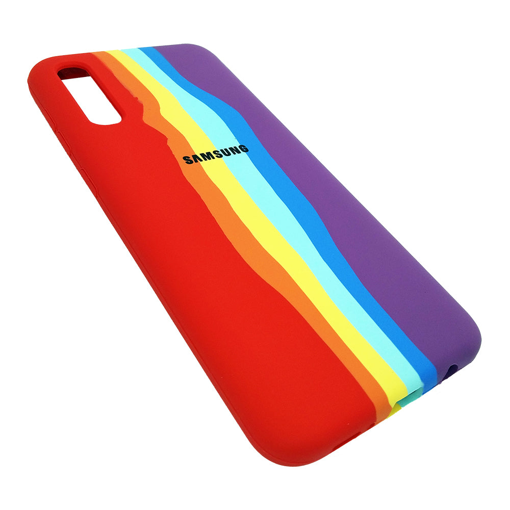 Latest Rainbow Silicone case for Samsung A50/A30s/A50s