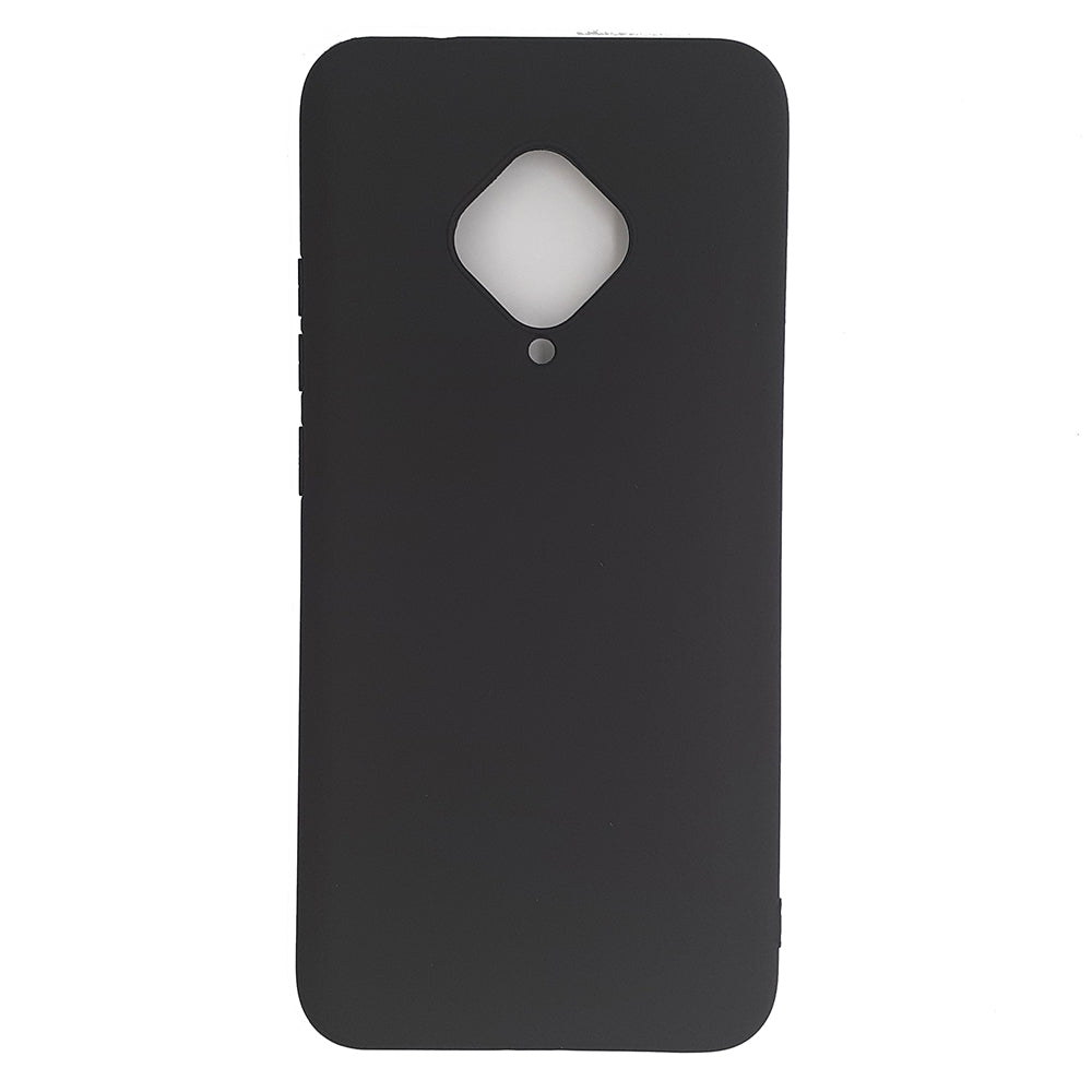 Vivo S1 Pro Silicone back Cover Slim Magic TPU Case Black