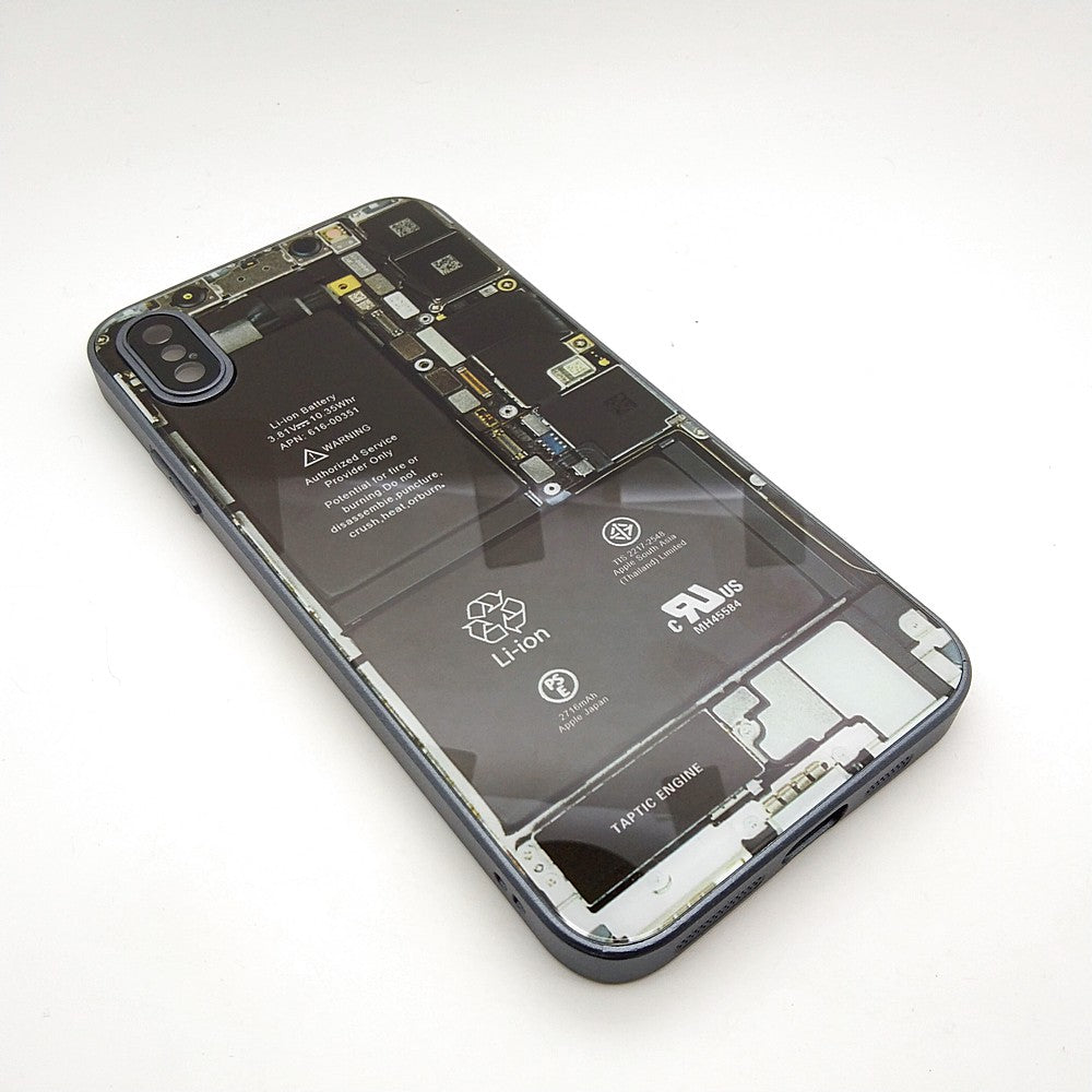 Circuit Board High Quality Hard Cover Full Camera Lens Protective Case for iPhone Xs Max