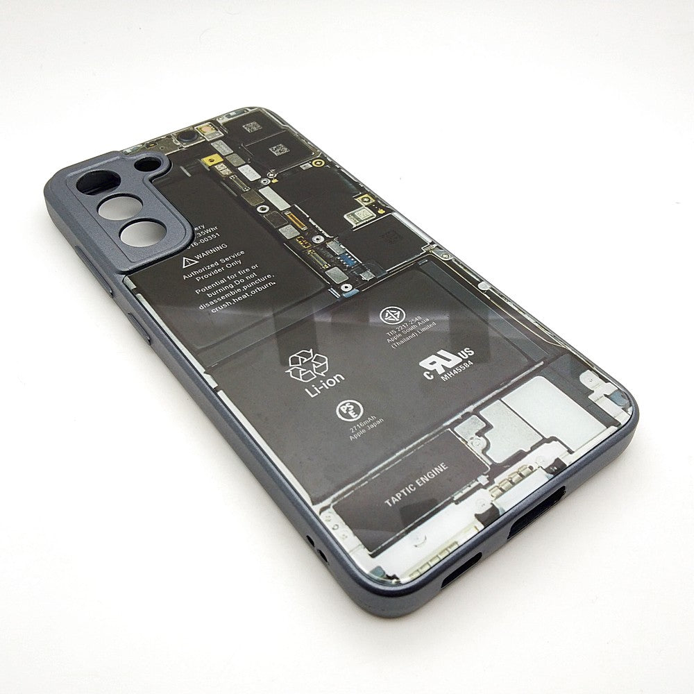 Circuit Board High Quality Hard Cover Full Camera Lens Protective Case for Samsung S21 FE
