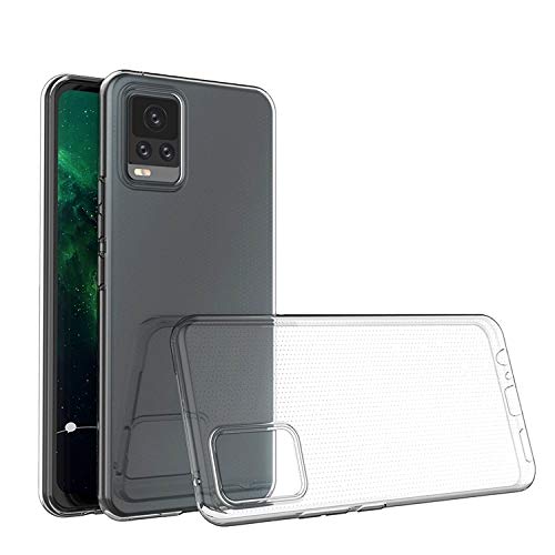 AntiShock Clear Back Cover Soft Silicone TPU Bumper case for Vivo V21e