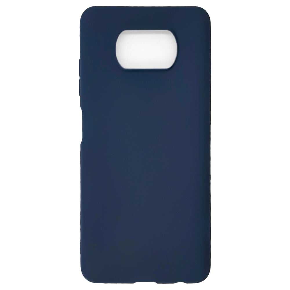 Xiaomi POCO X3 Silicone back Cover Slim Magic TPU Case Blue