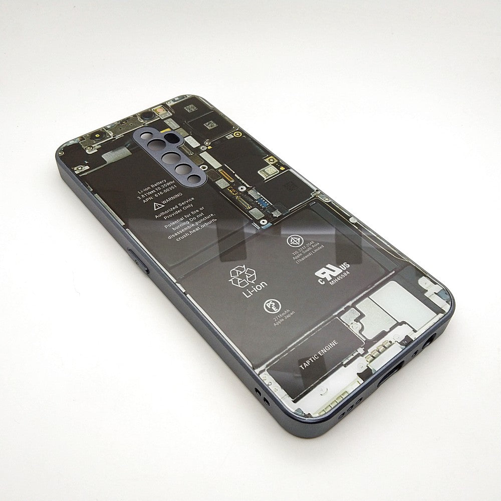 Circuit Board High Quality Hard Cover Full Camera Lens Protective Case for OPPO Reno 2F