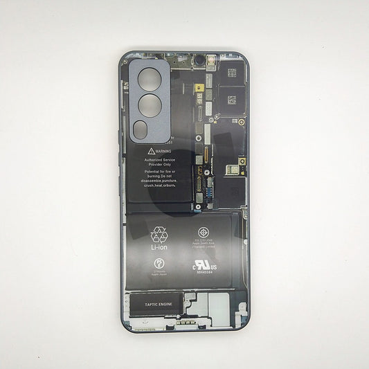 Circuit Board High Quality Hard Cover Full Camera Lens Protective Case for Vivo V21e