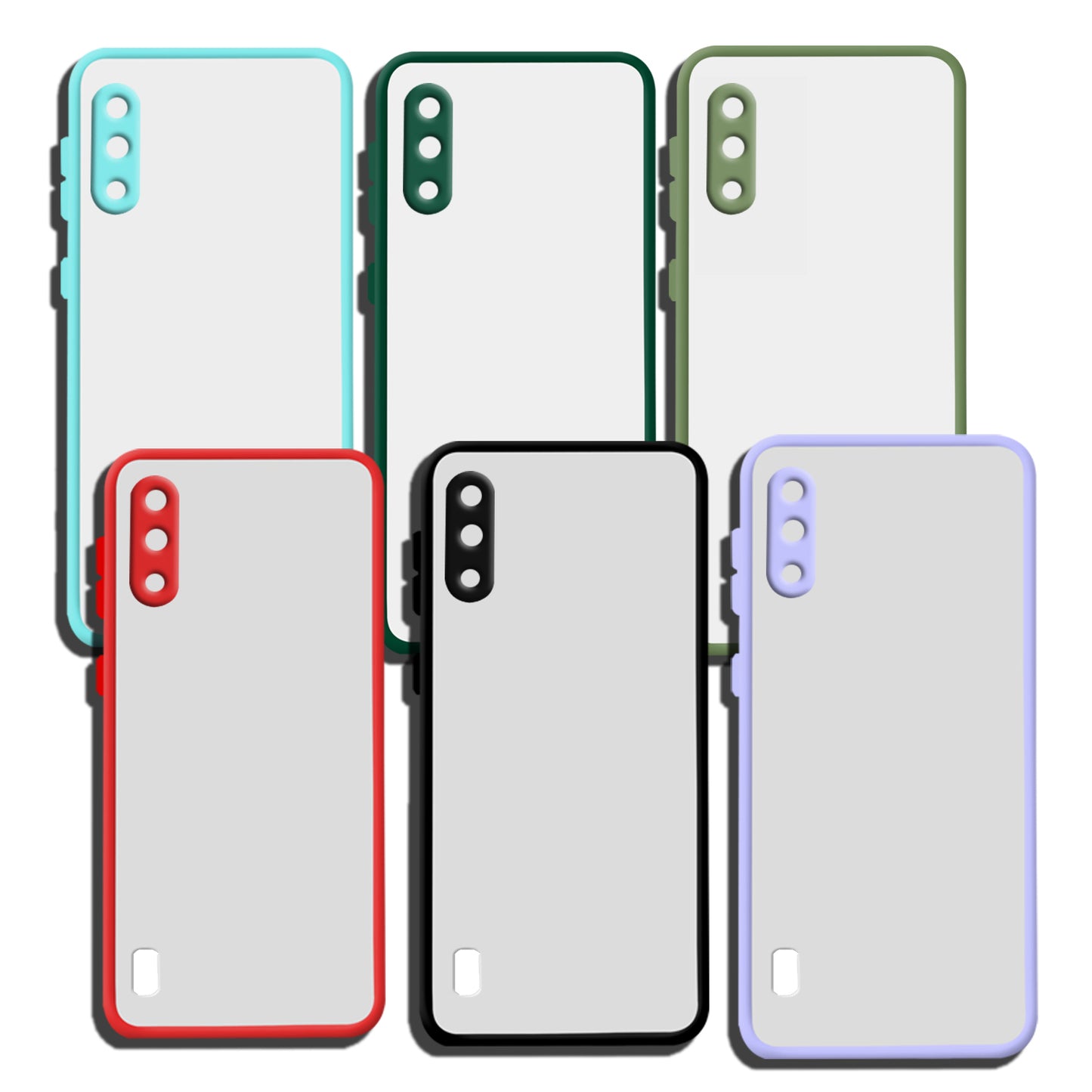 Camera lens Protection Gingle TPU Back cover for Samsung A01