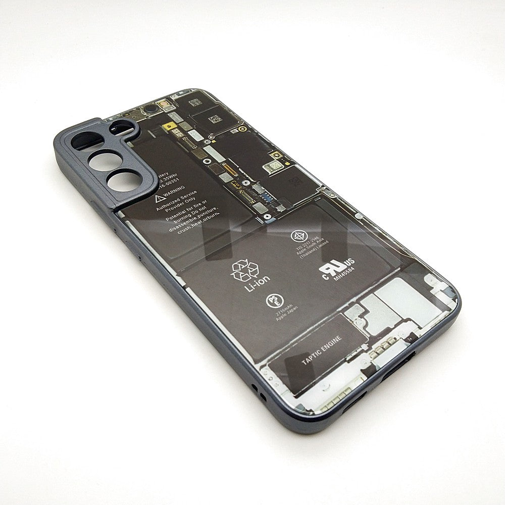 Circuit Board High Quality Hard Cover Full Camera Lens Protective Case for Samsung S22 Plus