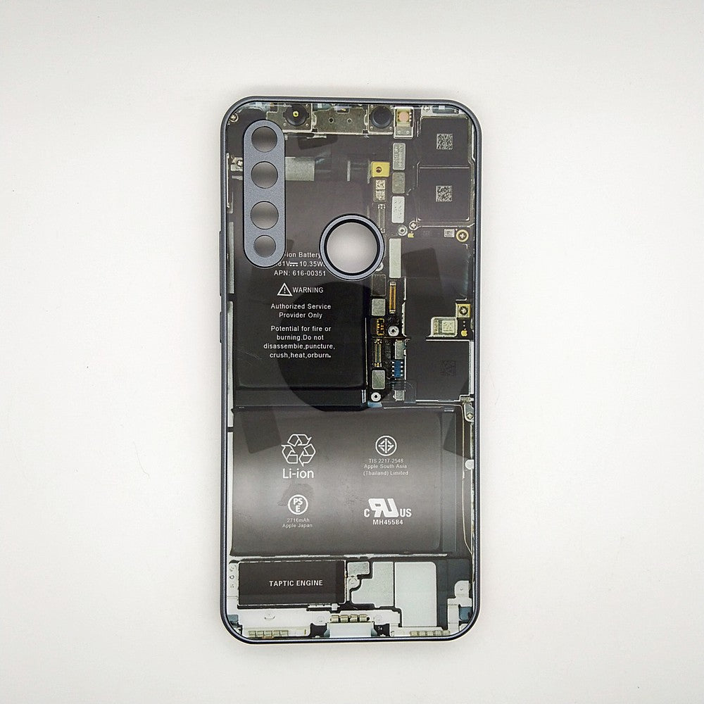 Circuit Board High Quality Hard Cover Full Camera Lens Protective Case for Huawei Y9 Prime 2019
