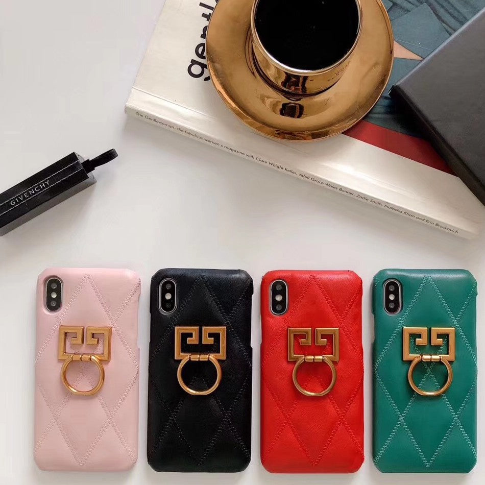 Luxury shock proof Ring Holder iPhone Case