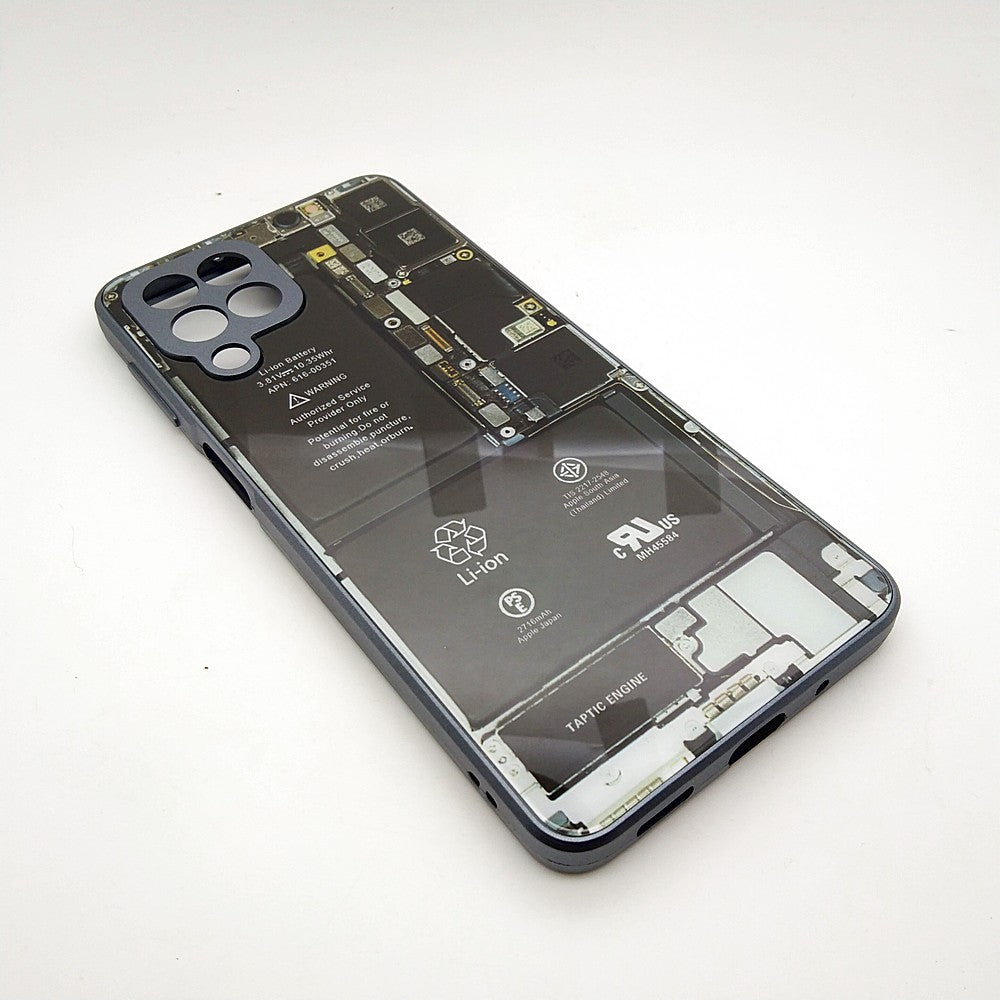 Circuit Board High Quality Hard Cover Full Camera Lens Protective Case for Samsung M53 5G