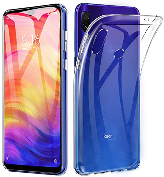 Transparent Clear Slim Case for New Redmi Note 7