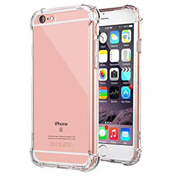 AntiShock Clear Back Cover Soft Silicone TPU Bumper case for apple iPhone 6