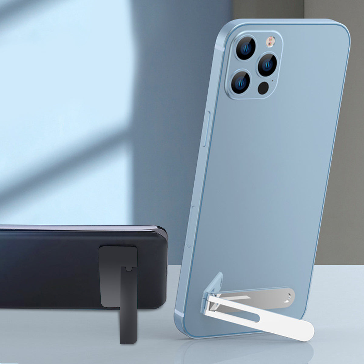 Adjustable Aluminum Phone Stand Holder with Back Adhesive Kickstand