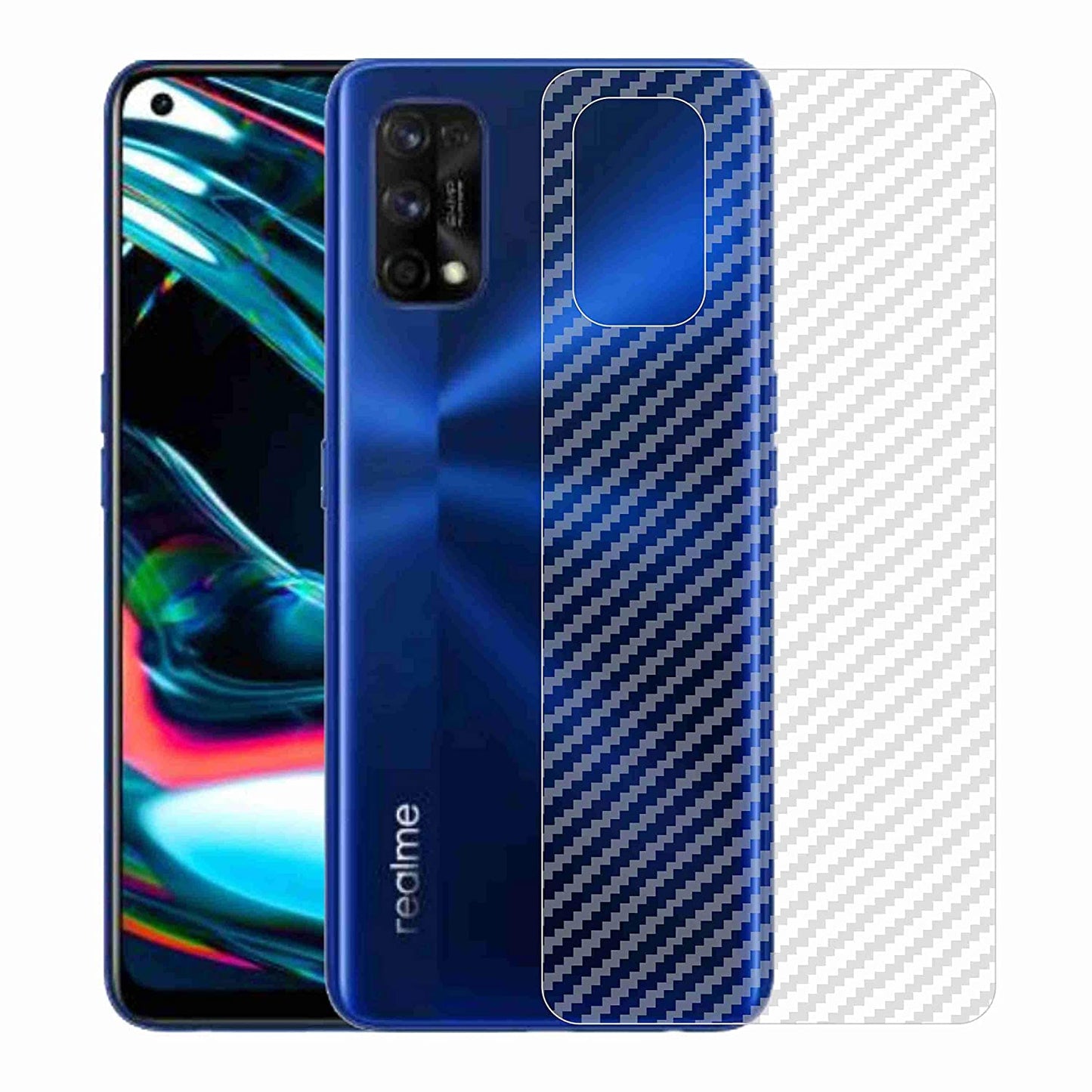 Carbon Back Sticker for Realme