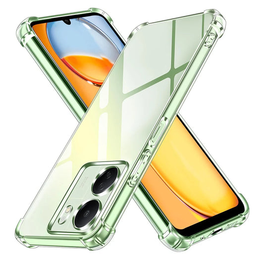AntiShock Clear Back Cover Soft Silicone TPU Bumper case for Redmi 13C