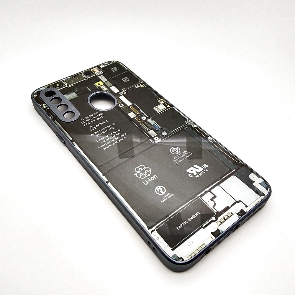 Circuit Board High Quality Hard Cover Full Camera Lens Protective Case for Samsung A20s