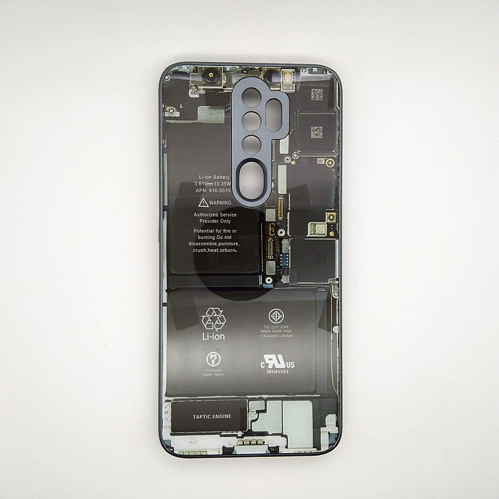 Circuit Board High Quality Hard Cover Full Camera Lens Protective Case for OPPO A9 2020 / A5 2020