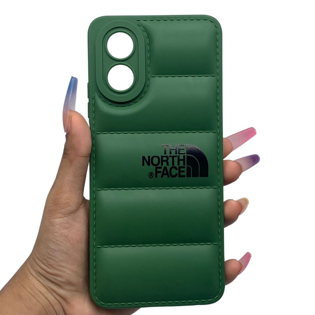 OPPO A18 Puffer Jacket Case Shock-Absorbing Air Cushion Back Cover
