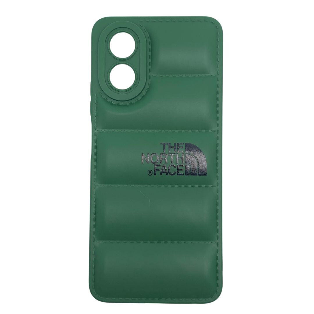 OPPO A18 Puffer Jacket Case Shock-Absorbing Air Cushion Back Cover