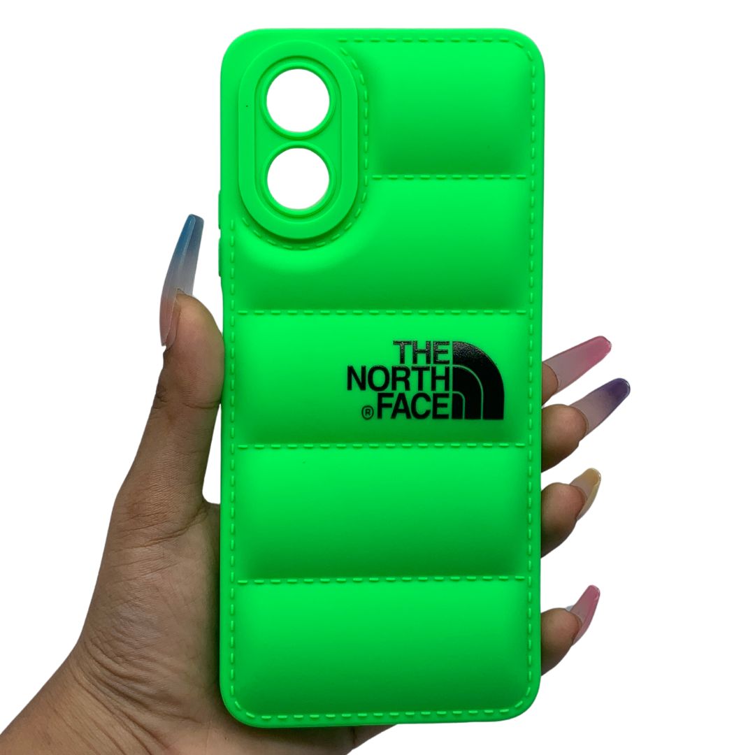 OPPO A18 Puffer Jacket Case Shock-Absorbing Air Cushion Back Cover