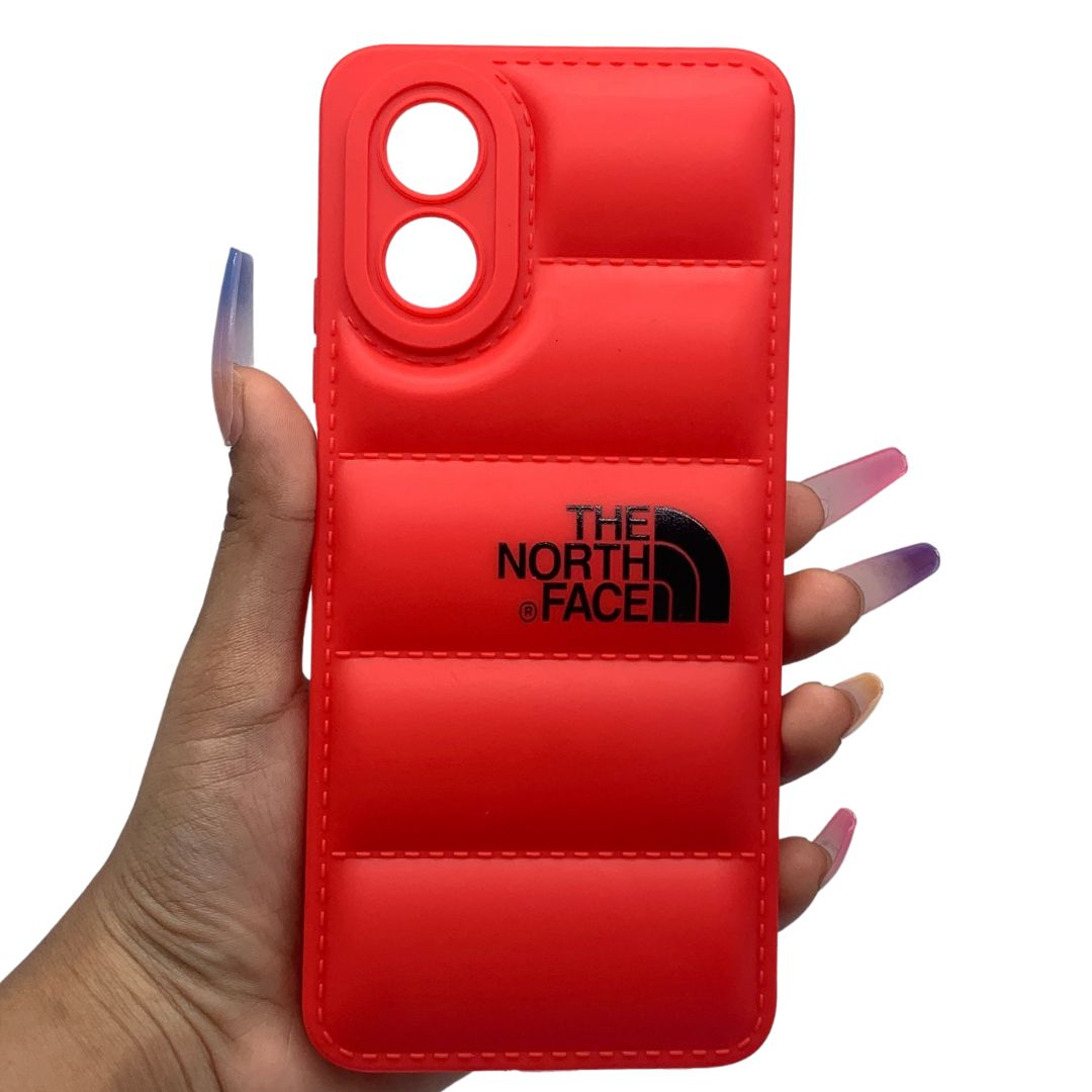 OPPO A18 Puffer Jacket Case Shock-Absorbing Air Cushion Back Cover