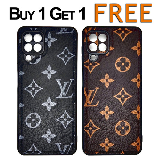 LV Case Special Buy 1 Get 1 Free Offer pack For Samsung A22 4G