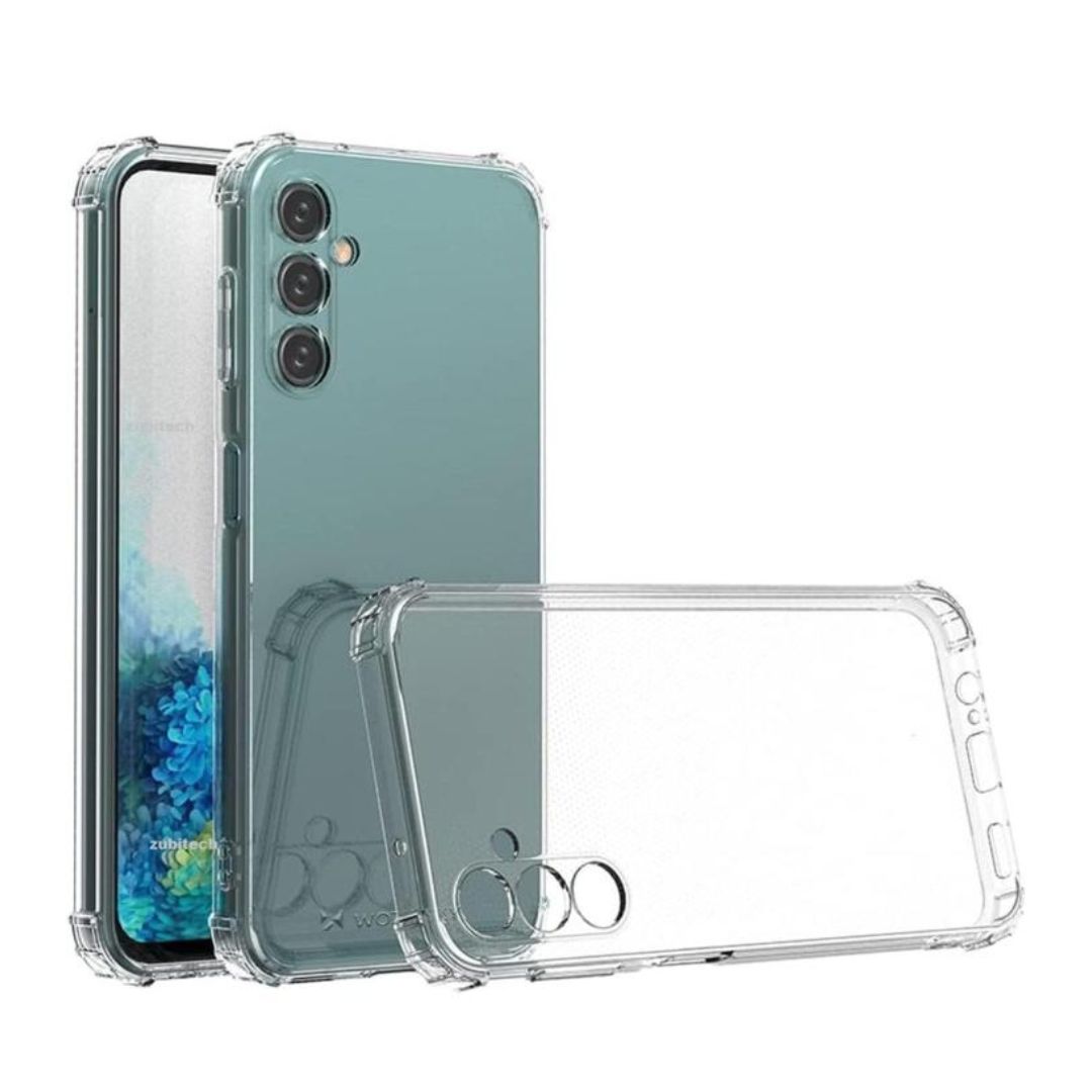 A24 4G AntiShock Clear Back Cover Soft Silicone TPU Bumper case for Samsung A24 4G