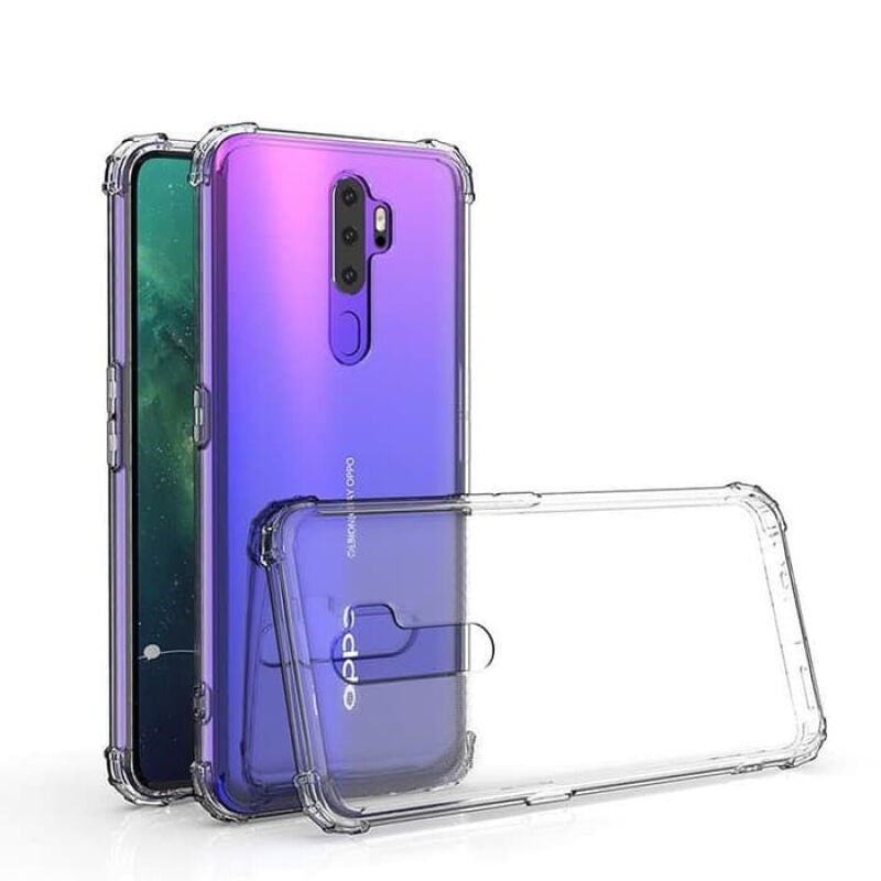 AntiShock Clear Back Cover Soft Silicone TPU Bumper case for OPPO A9 2020 / A5 2020