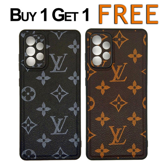 LV Case Special Buy 1 Get 1 Free Offer pack For Samsung A72