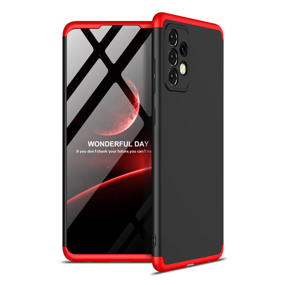 LEEKA Samsung A52 Full 3in1 Cover 360º Shockproof Armour Hard Matte PC Case
