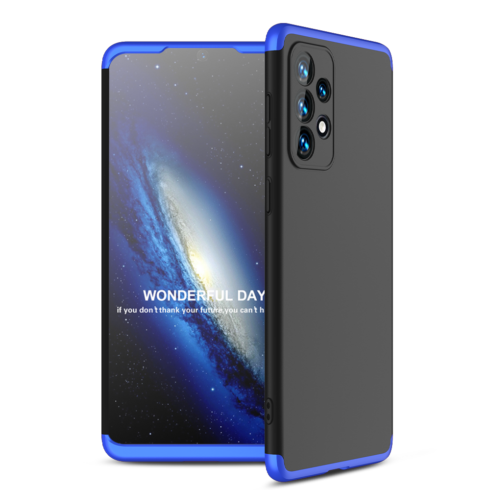 LEEKA Samsung A33 5G Full 3in1 Cover 360º Shockproof Armour Hard Matte PC Case