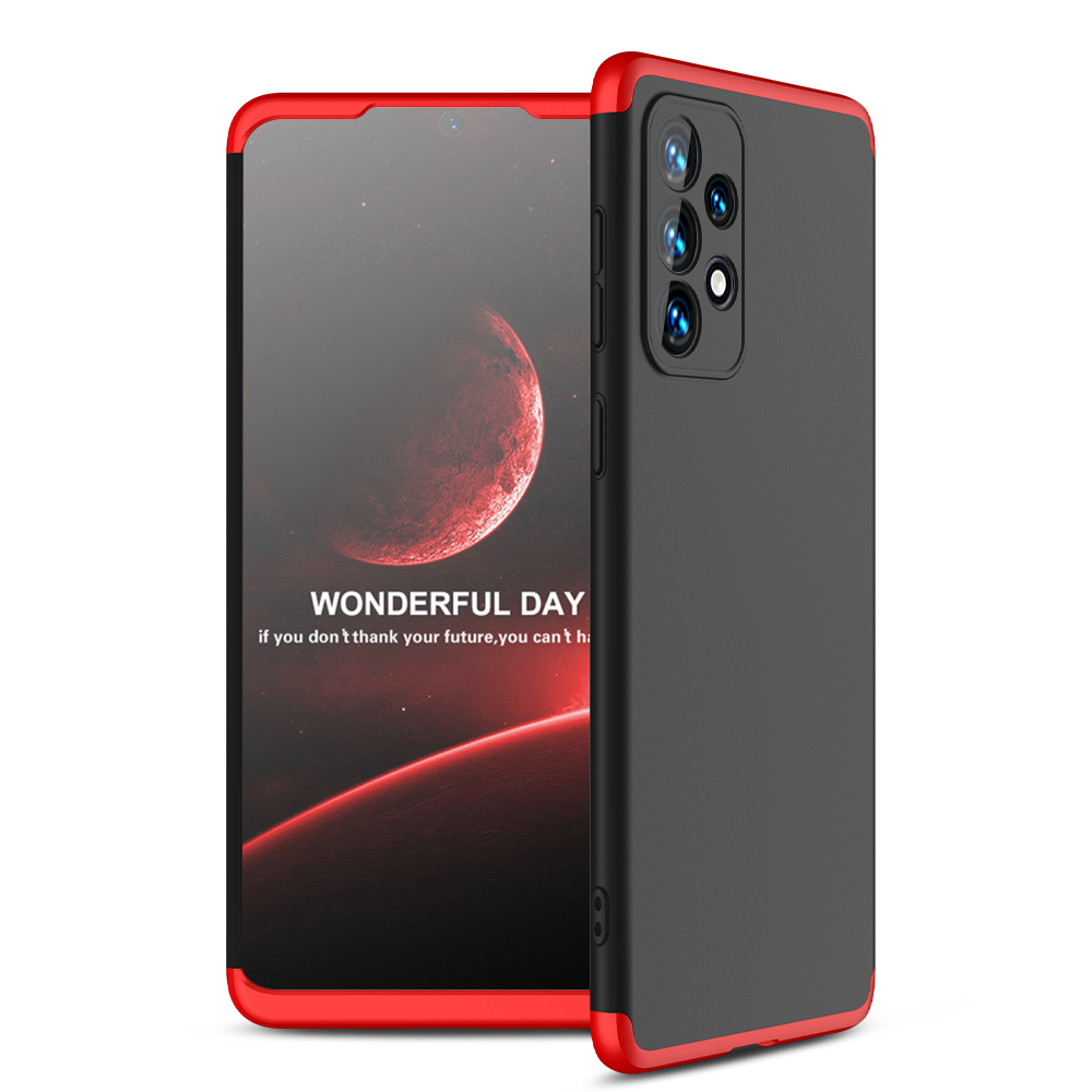 LEEKA Samsung A33 5G Full 3in1 Cover 360º Shockproof Armour Hard Matte PC Case