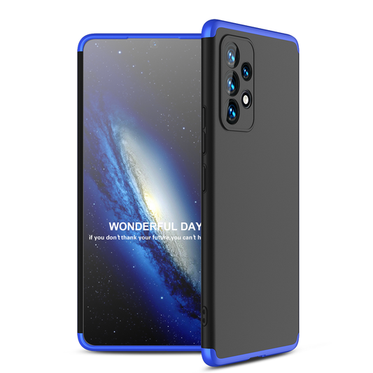 LEEKA Samsung A53 Full 3in1 Cover 360º Shockproof Armour Hard Matte PC Case