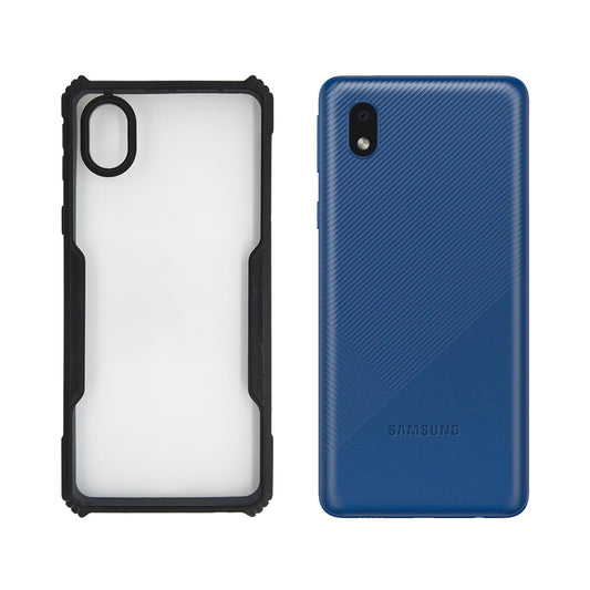 ALY Soft Silicone TPU Bumper Case For Samsung A01 Core